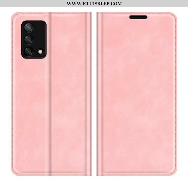 Etui Na Telefon do Oppo A74 4G Etui Folio Dotyk Skóry